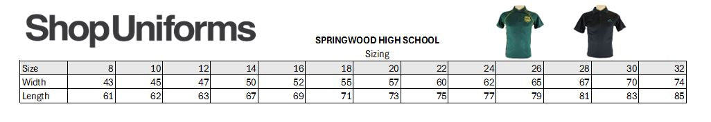 Springwood HS - Polo (Bottle/Black)